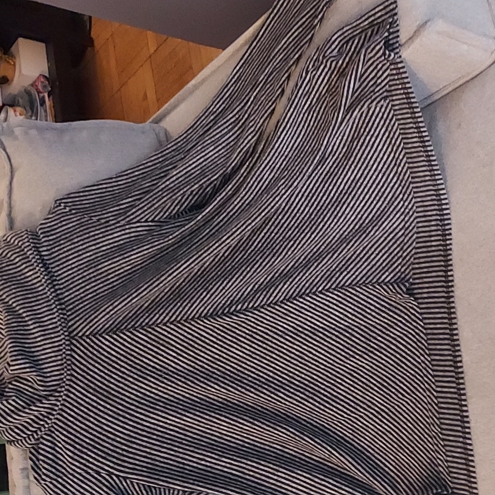 Grey/Black Cowl Neck Sweater, Size 24W, 70% Polyester, 25% Viscose, 5% Elastane